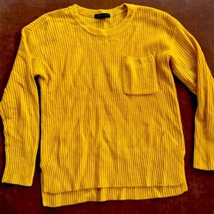Sanctuary Mustard Dark Yellow Sweater. Size Medium